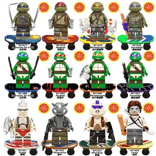 Lego Teenage Mutant Ninja Turtles Figures product photo