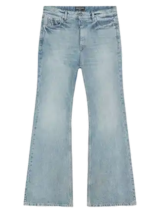 Balenciaga Blue Lost Tape Flared Denim Jeans product photo