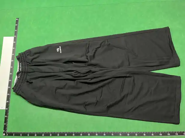 Balenciaga Double Waisted Sweatpants Black QC photo