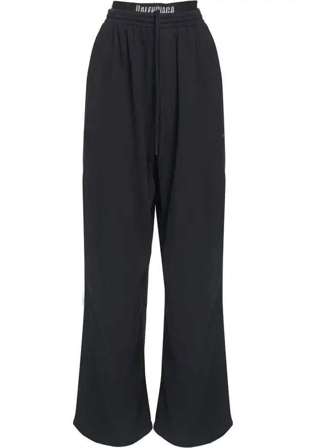 Balenciaga Double Waisted Sweatpants Black product photo