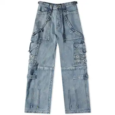 Balenciaga Raver Baggy Pants Washed Blue product photo