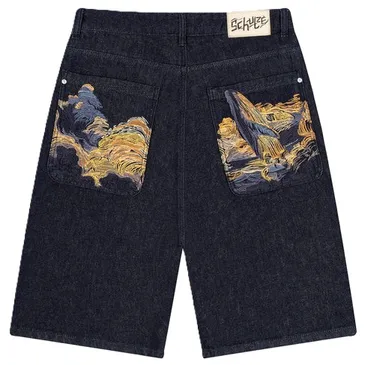 Derschutze Whale Denim Shorts product photo