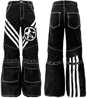 DETW Black Skull Rave Pants product photo