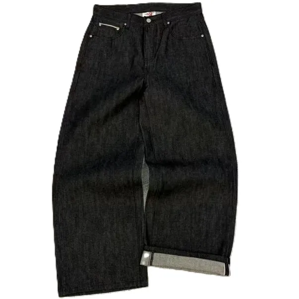 Firemade Raw Denim Japanese Selvedge Jeans Black product photo