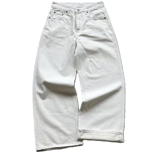 Firemade Raw Denim Selvedge Jeans Cream product photo