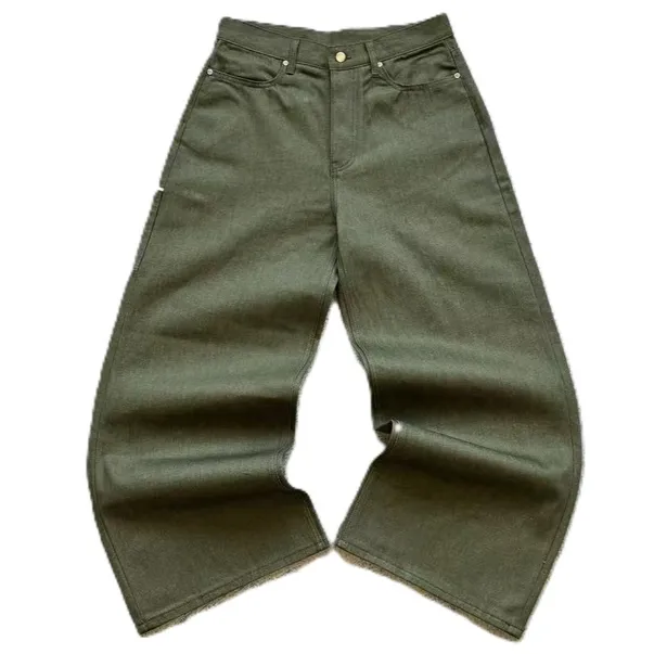 Firemade Raw Denim Selvedge Jeans Green product photo