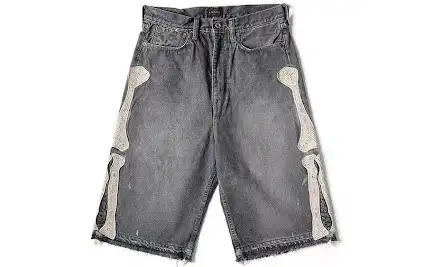 Kapital Skeleton Denim Shorts product photo