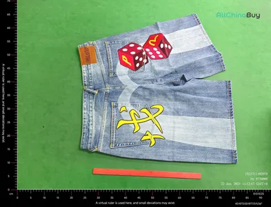 Palace x Evisu Dice Shorts QC photo