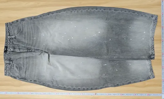 PEOPLESTYLE Super Baggy Grey Jeans QC photo