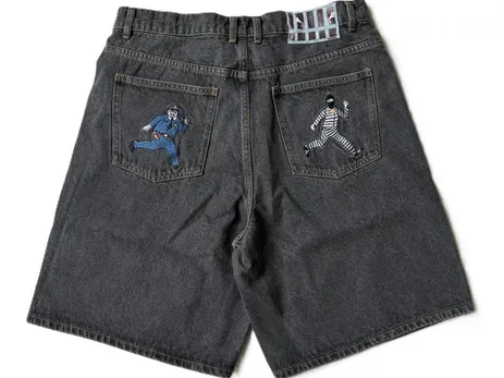 Poser Cop and Robber Denim Shorts product photo