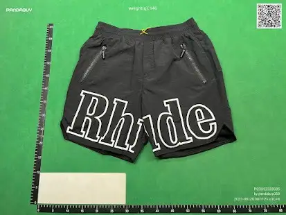 Rhude Logo Shorts QC photo