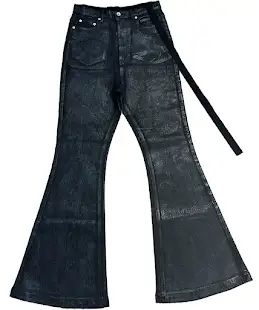 Rick Owens Waxed Flared Jeans product photo
