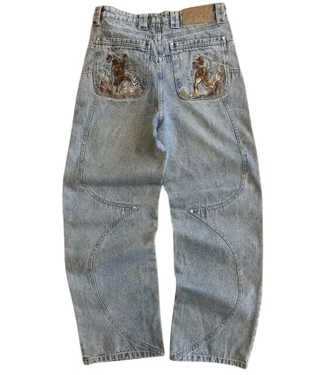 Vescartes Wild West Baggy Jeans product photo