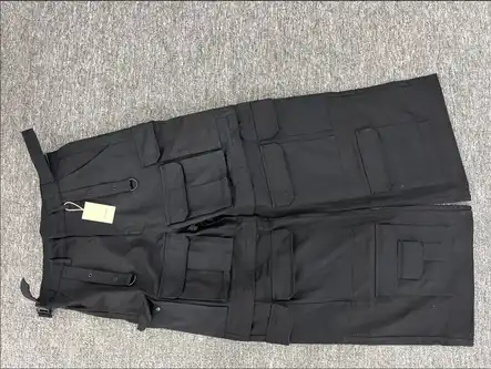 Vetements Black Oversized Transformer Cargo Pants QC photo