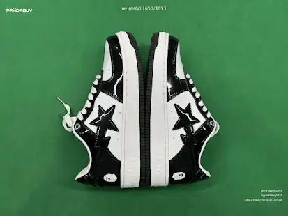 A Bathing Ape Bape Sta Low Black QC photo