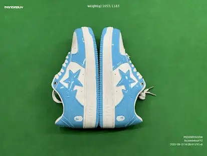 A Bathing Ape Bape Sta Low Blue QC photo
