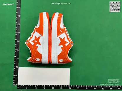 A Bathing Ape Bape Sta Low Orange QC photo