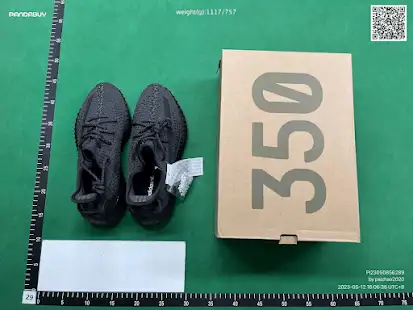 adidas Yeezy Boost 350 V2 Static Black QC photo