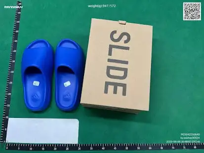 adidas Yeezy Slide Azure QC photo