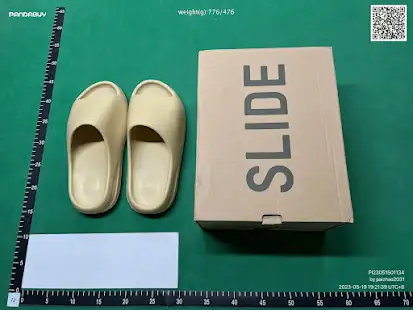adidas Yeezy Slide Desert Sand QC photo