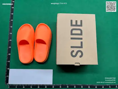 adidas Yeezy Slide Enflame Orange QC photo