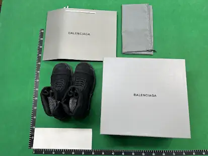 Balenciaga Combat Canvas Strike Boots QC photo