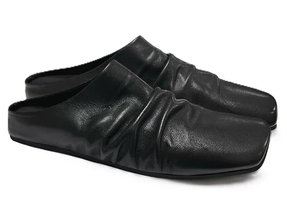 JCAESAR Leather Slip Ons product photo