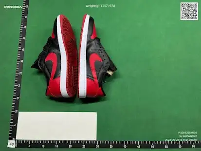 Jordan 1 Retro Low Bred QC photo