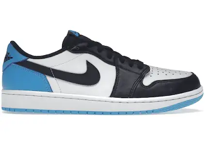Jordan 1 Retro Low OG Black Dark Powder Blue product photo