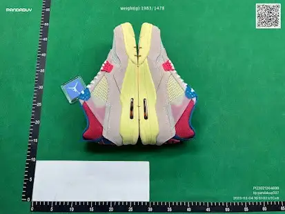 Jordan 4 Retro Union Guava Ice QC photo