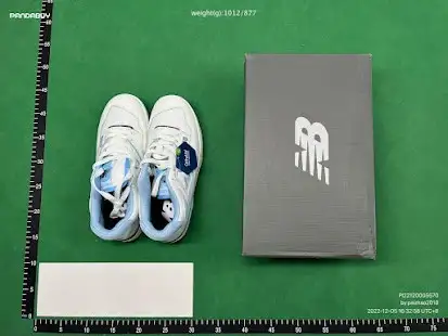 New Balance 550 UNC White University Blue QC photo