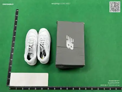 New Balance 550 White Grey QC photo