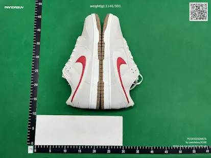 Nike Dunk Low SE 85 Double Swoosh Sail Orange QC photo