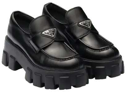 Prada Monolith Leather Loafers product photo