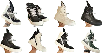 Rick Owens Geobasket High Top Sneakers [DRK Studio Batch] product photo
