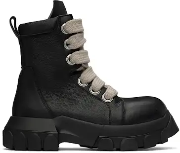 Rick Owens Jumbo Lace Bozo Tractor Boots product photo