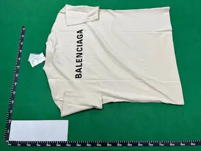 Balenciaga Embroidered Tee QC photo