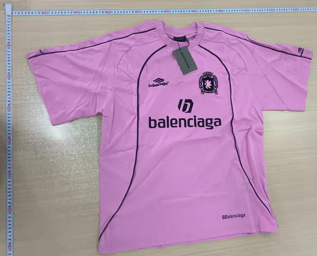 Balenciaga Football Jersey Pink QC photo