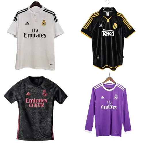 Bunch of Real Madrid Football Jerseys (79 Variants) product photo