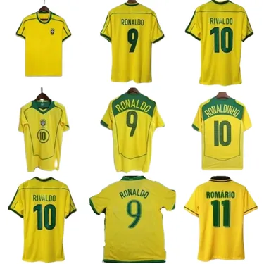 Bunch of Retro Brazil Football Jerseys (53 Variants) product photo