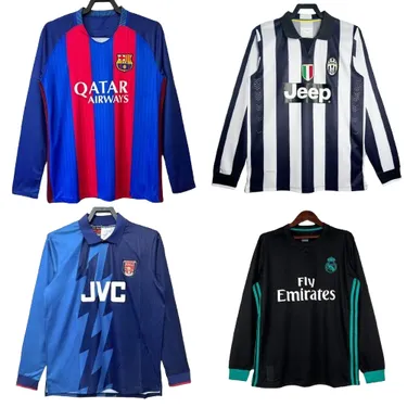Bunch of Retro Long Sleeve Football Jerseys (46 Variants) product photo