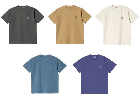 Carhartt WIP Nelson Tees (5 Variants) product photo