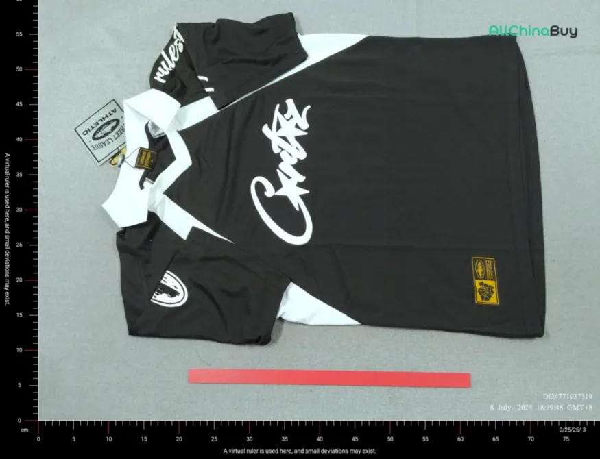 Corteiz Allstarz Football Jersey Black QC photo