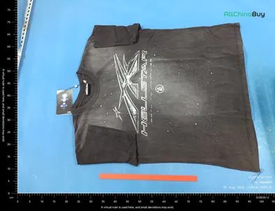 Hellstar Chrome Logo Tee Black (NFC) QC photo