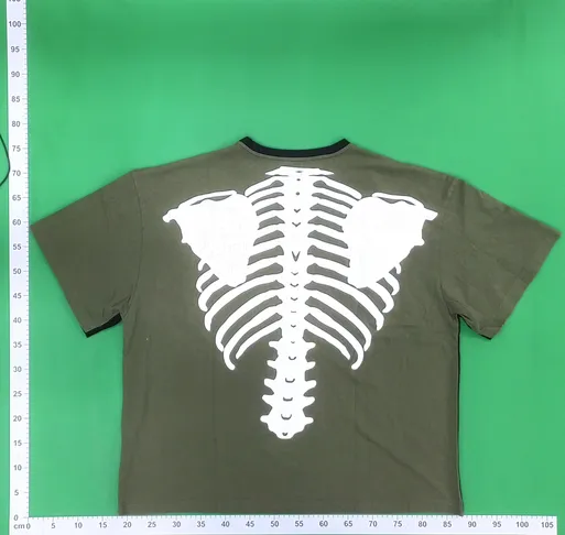Kapital Two Tone Bone Tee QC photo