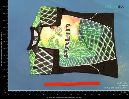 Palace x Umbro 3rd Goalie Jersey Black Neon QC photo