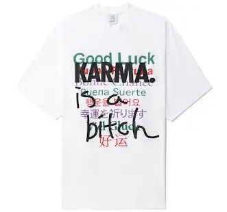 Vetements Good Luck Karma Tee product photo